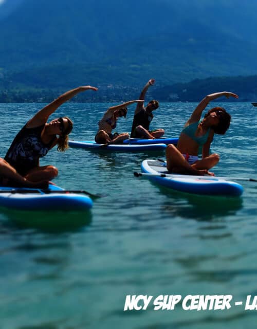 Cours de Paddle Yoga Lac d'Annecy