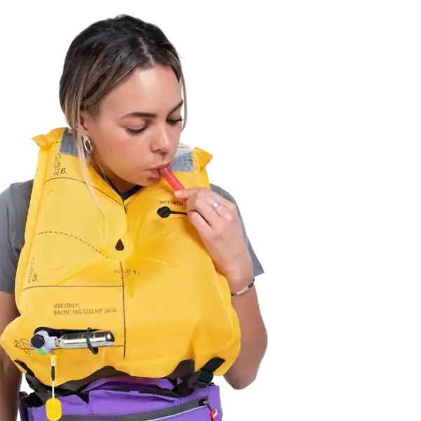 Pompe à air Opti pour kayak gonflable et paddle, facile à utiliser.