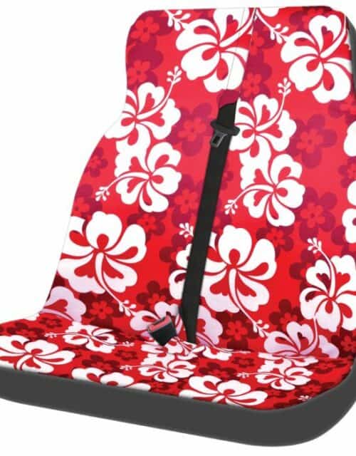 HOUSSE DE SIÈGE DOUBLE POUR VAN SURFPISTOLS HIBISCUS