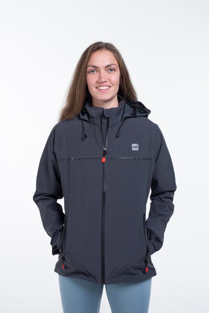 Veste technique étanche femme active jacket red original