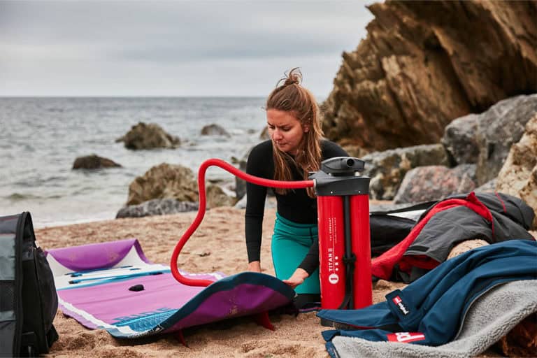 Red paddle 10'6 Ride purple 2022