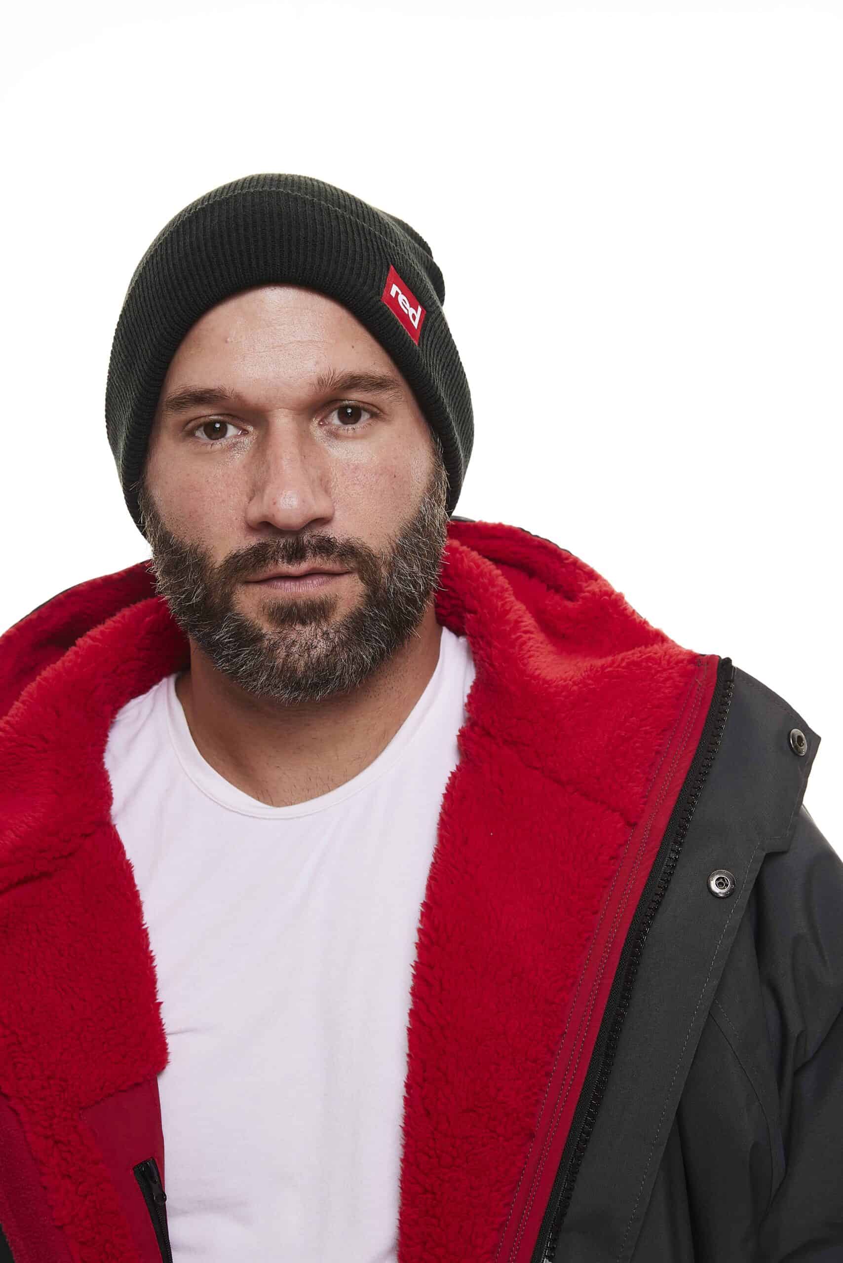 Voyager beanie charcoal - bonnet red Paddle voyager