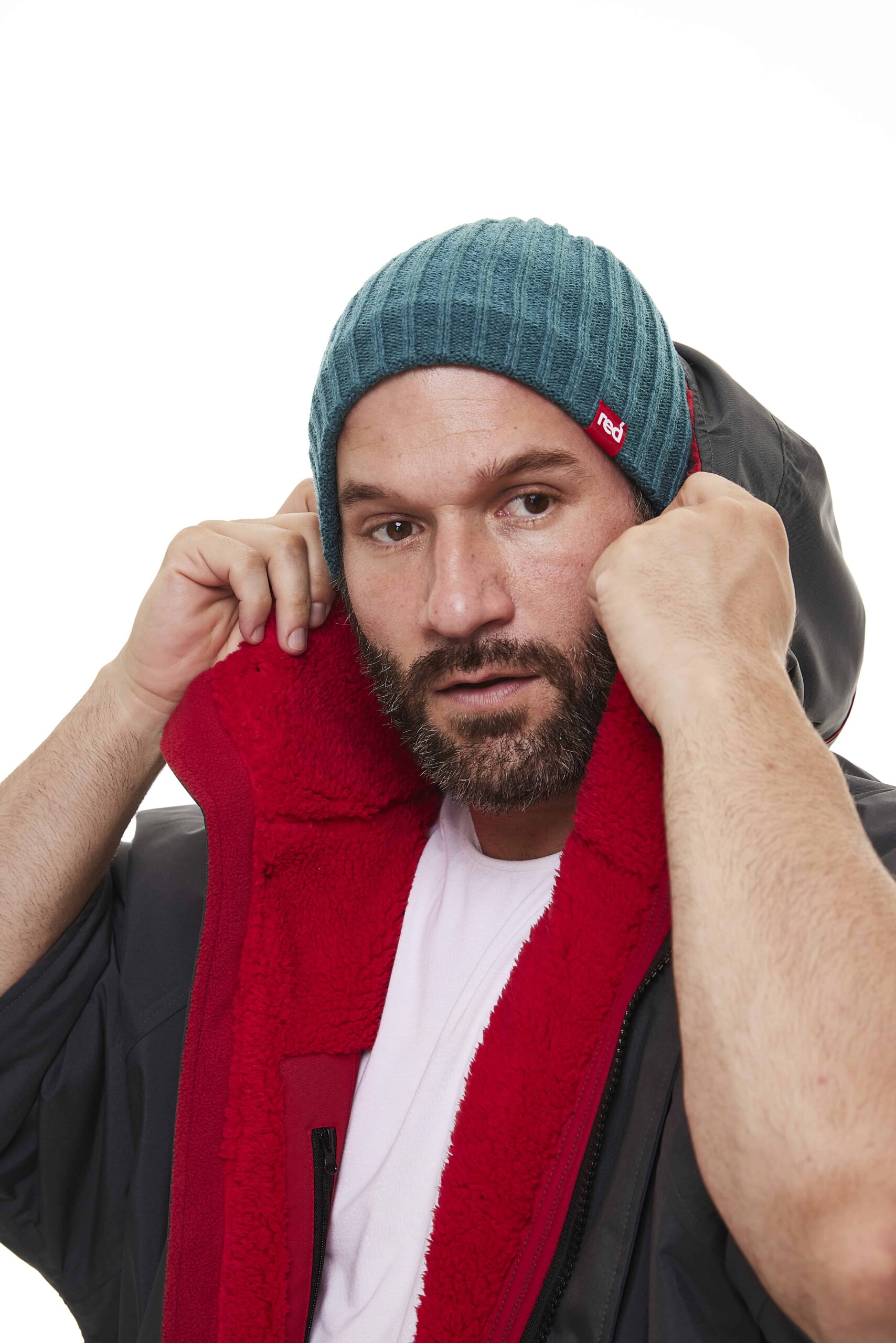 Roam beanie teal - bonnet red Paddle roam bleu – Image 3