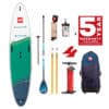 pack red paddle 12'6 voyager Hybrid Tough