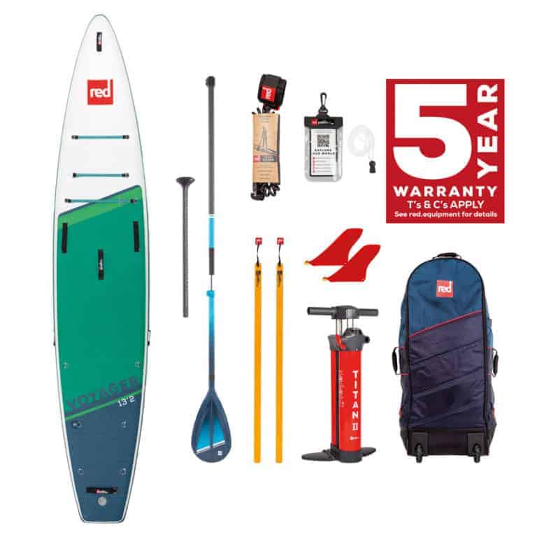 Pack Hybrid Tough Red Paddle 13'2 voyager 2022