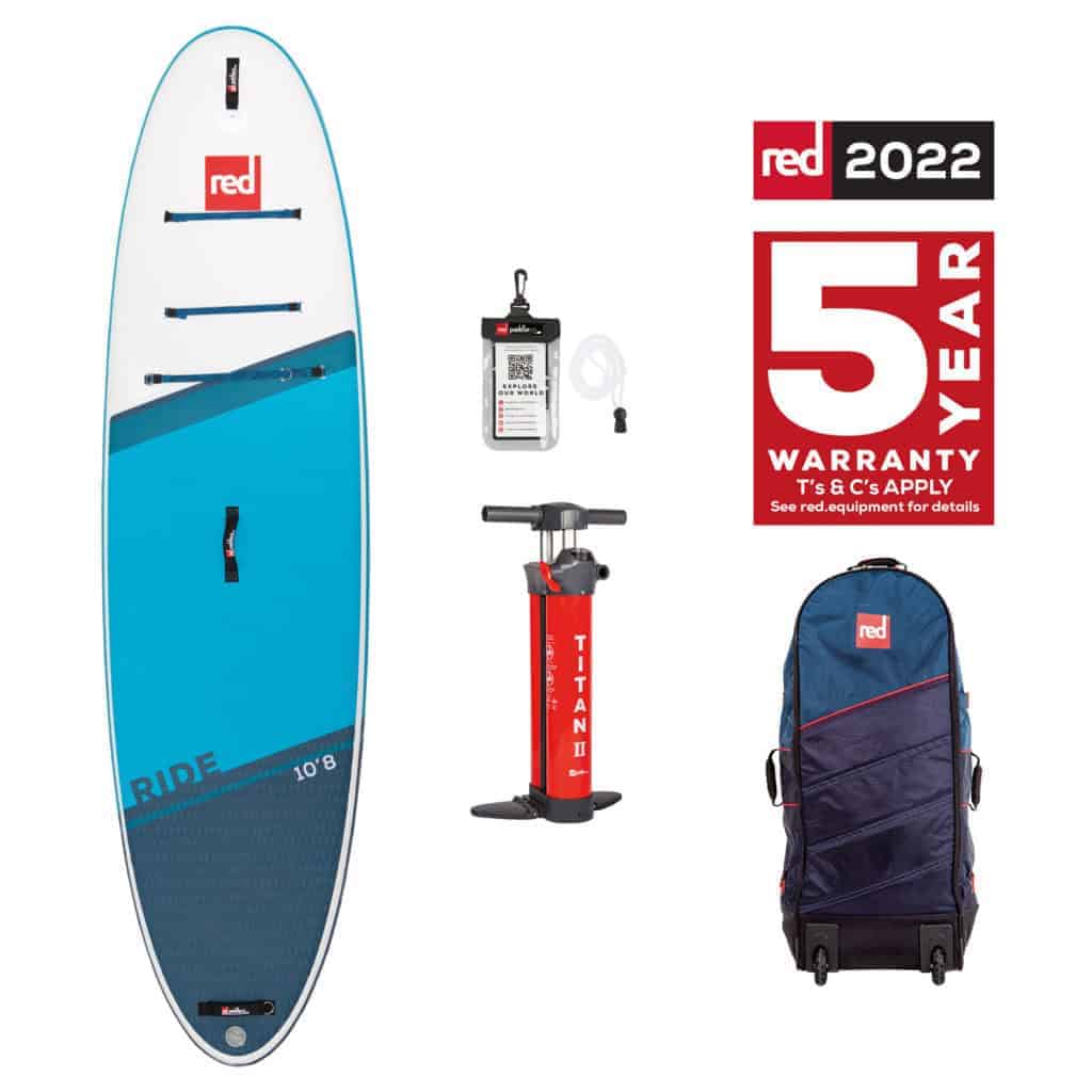 Red paddle 10'8 Ride 2022