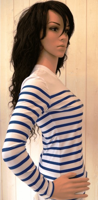 Lycra mariniere top femme protection solaire