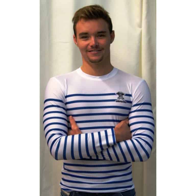 Lycra manches longues marinière Surfpistols