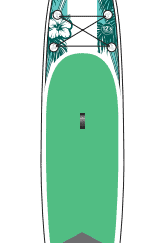 tropic paddle 12'6 hibiscus