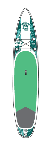 tropic paddle 12'6 hibiscus