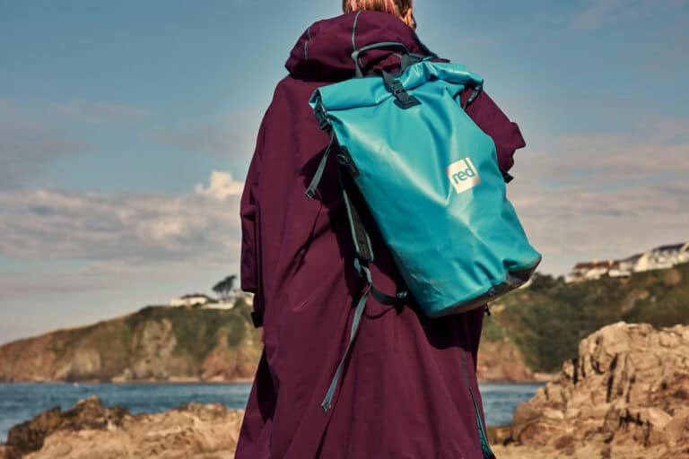 Waterproof Roll Top Dry Bag Backpack - Ride Blue – Image 3