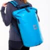 Waterproof Roll Top Dry Bag Backpack - Ride Blue