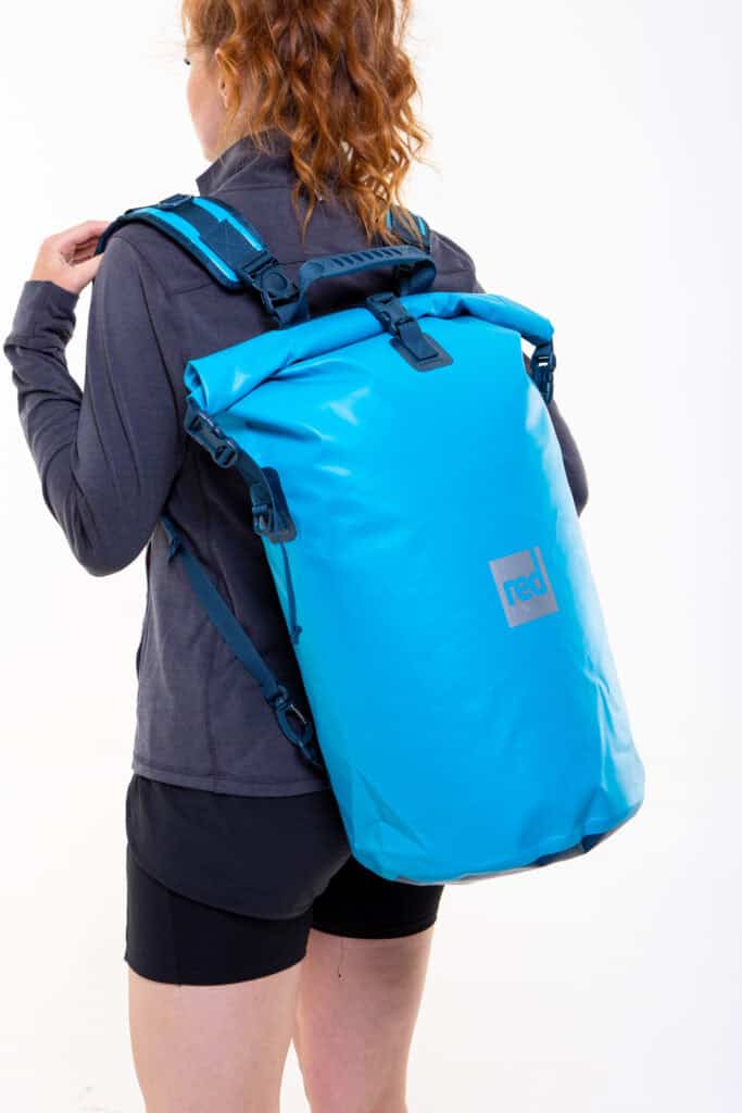 Waterproof Roll Top Dry Bag Backpack - Ride Blue – Image 7