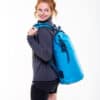 Waterproof Roll Top Dry Bag Backpack - Ride Blue
