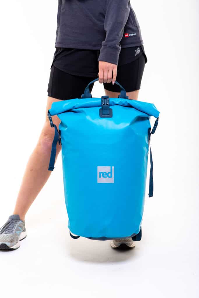 Waterproof Roll Top Dry Bag Backpack - Ride Blue – Image 10