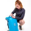 Waterproof Roll Top Dry Bag Backpack - Ride Blue