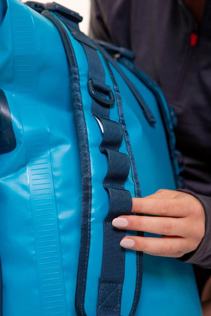 Waterproof Roll Top Dry Bag Backpack - Ride Blue – Image 15