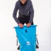Waterproof Roll Top Dry Bag Backpack - Ride Blue