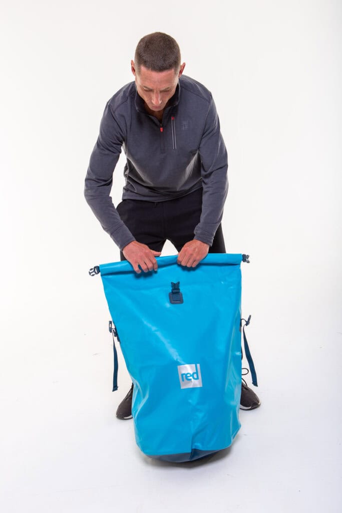 Waterproof Roll Top Dry Bag Backpack - Ride Blue – Image 2