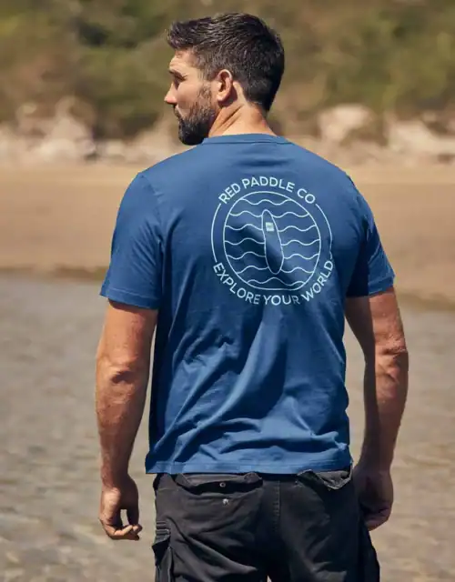 T shirt bleu Red Paddle Explore lifestyle