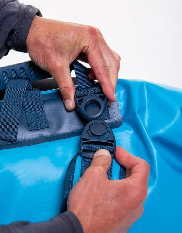 Waterproof Roll Top Dry Bag Backpack - Ride Blue – Image 3