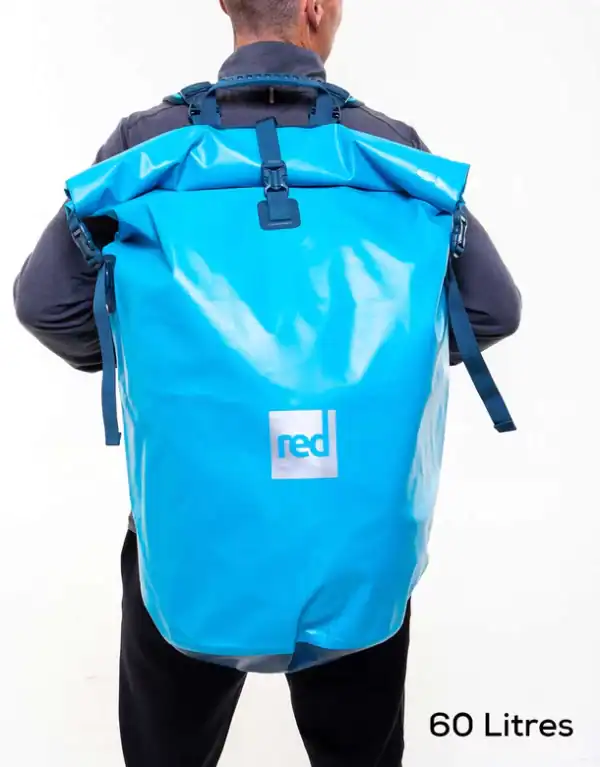 Waterproof Roll Top Dry Bag Backpack - Ride Blue – Image 7