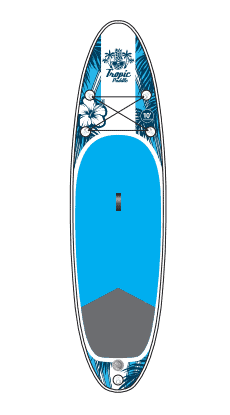 pack tropic paddle hibiscus 10'