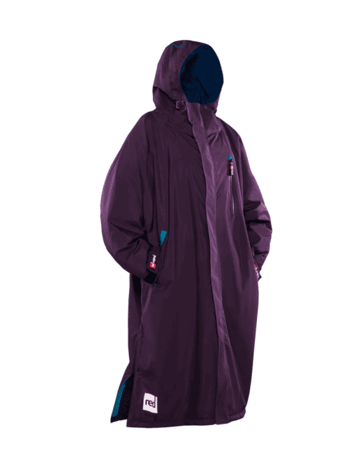 Men's Long Sleeve Pro Change Robe EVO - Mulberry Wine
