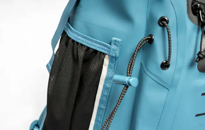 poches latérales sac à dos Red