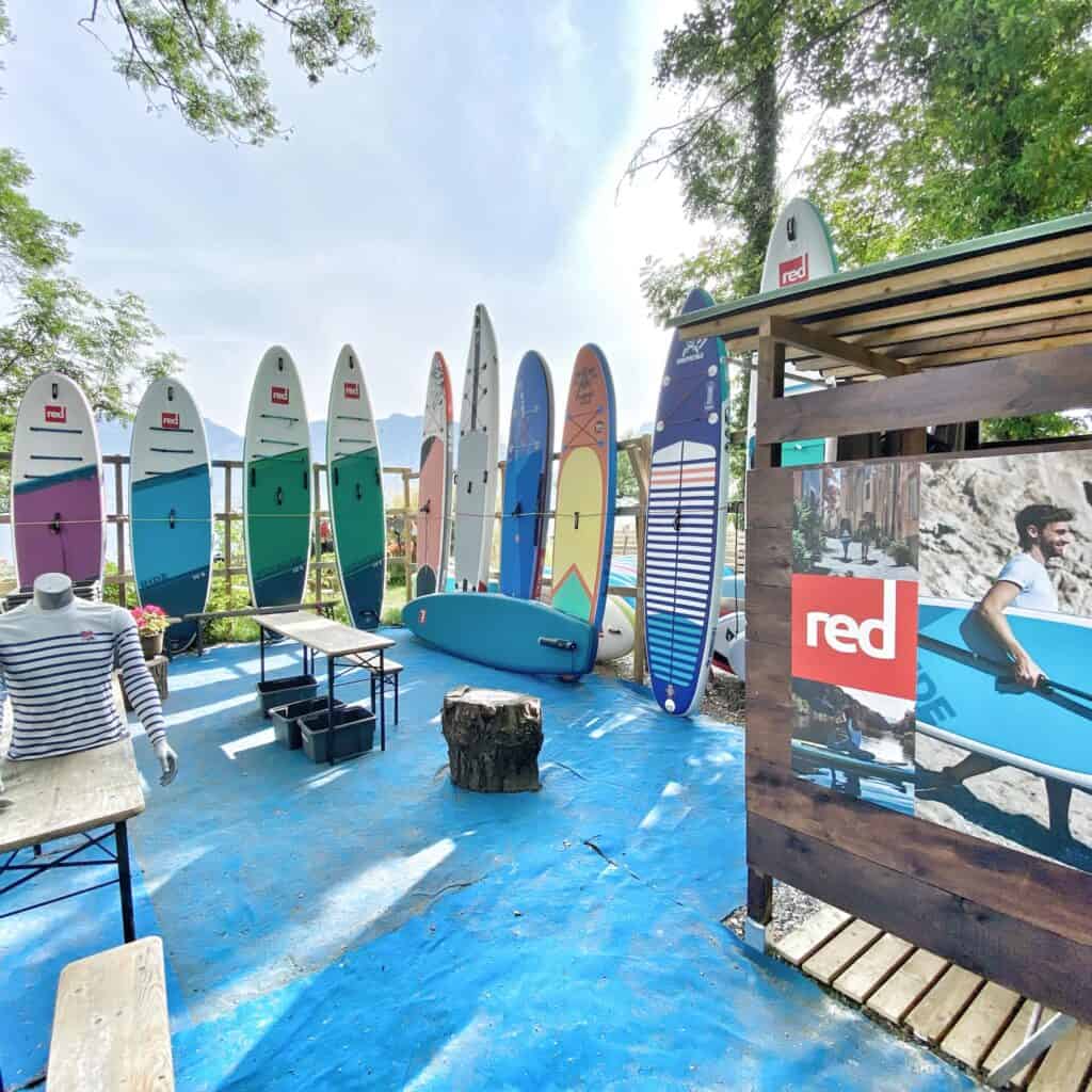 The paddle shop votre magasin paddle au bord du lac d'Annecy