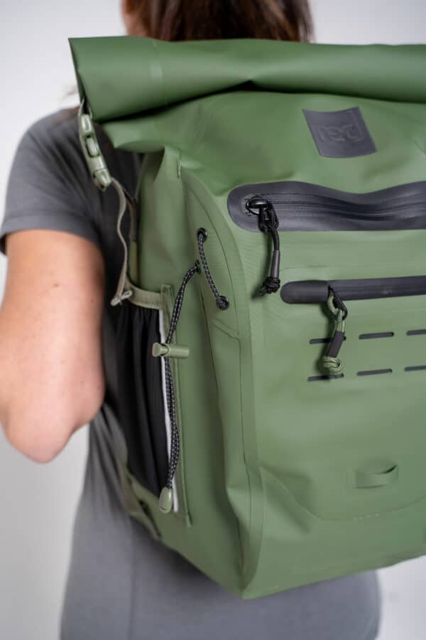 Adventure Waterproof Backpack 30L - Olive Green