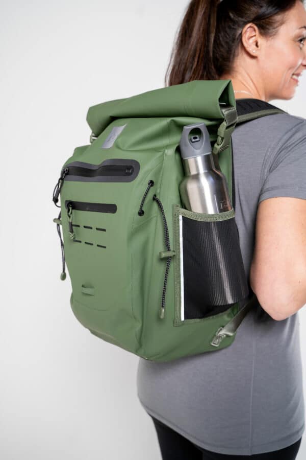 Adventure Waterproof Backpack 30L - Olive Green