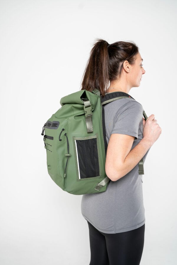 Adventure Waterproof Backpack 30L - Olive Green