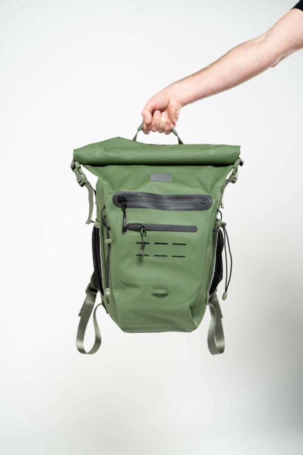 Adventure Waterproof Backpack 30L - Olive Green