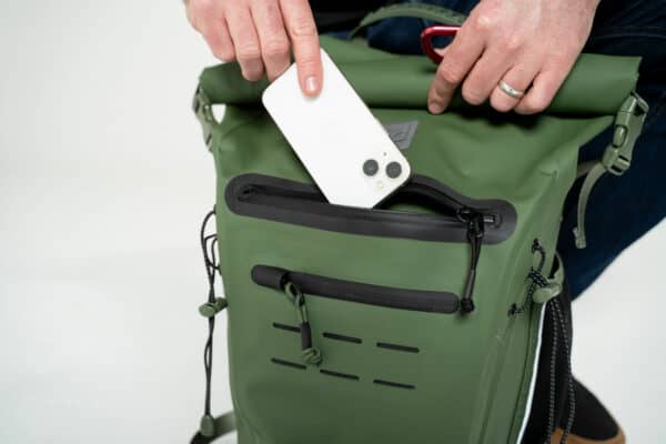 Adventure Waterproof Backpack 30L - Olive Green