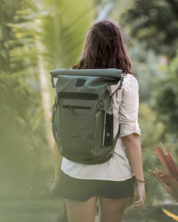 Adventure Waterproof Backpack 30L - Olive Green