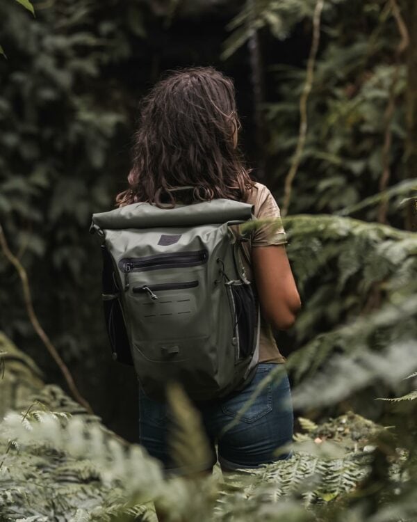 Adventure Waterproof Backpack 30L - Olive Green