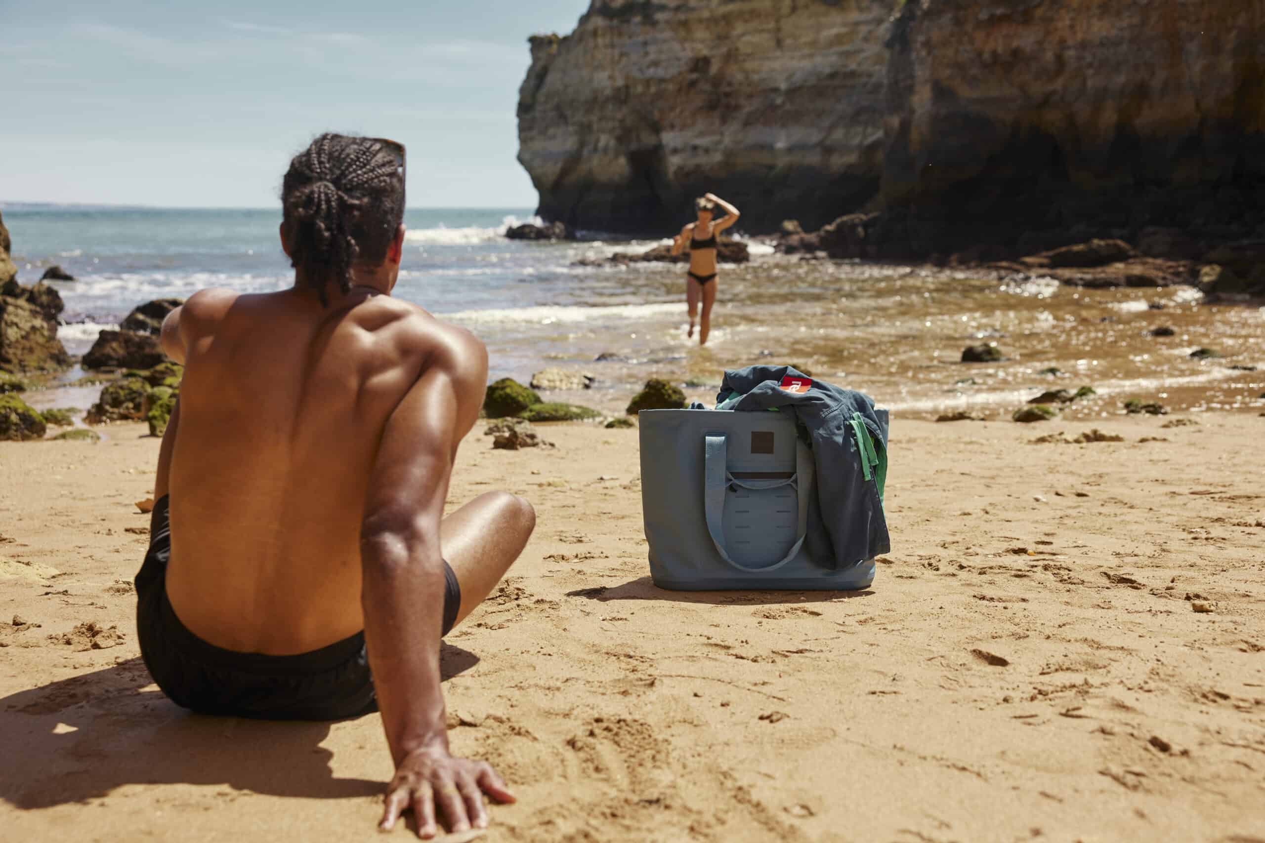 Waterproof Tote Bag 33L - Storm Blue 