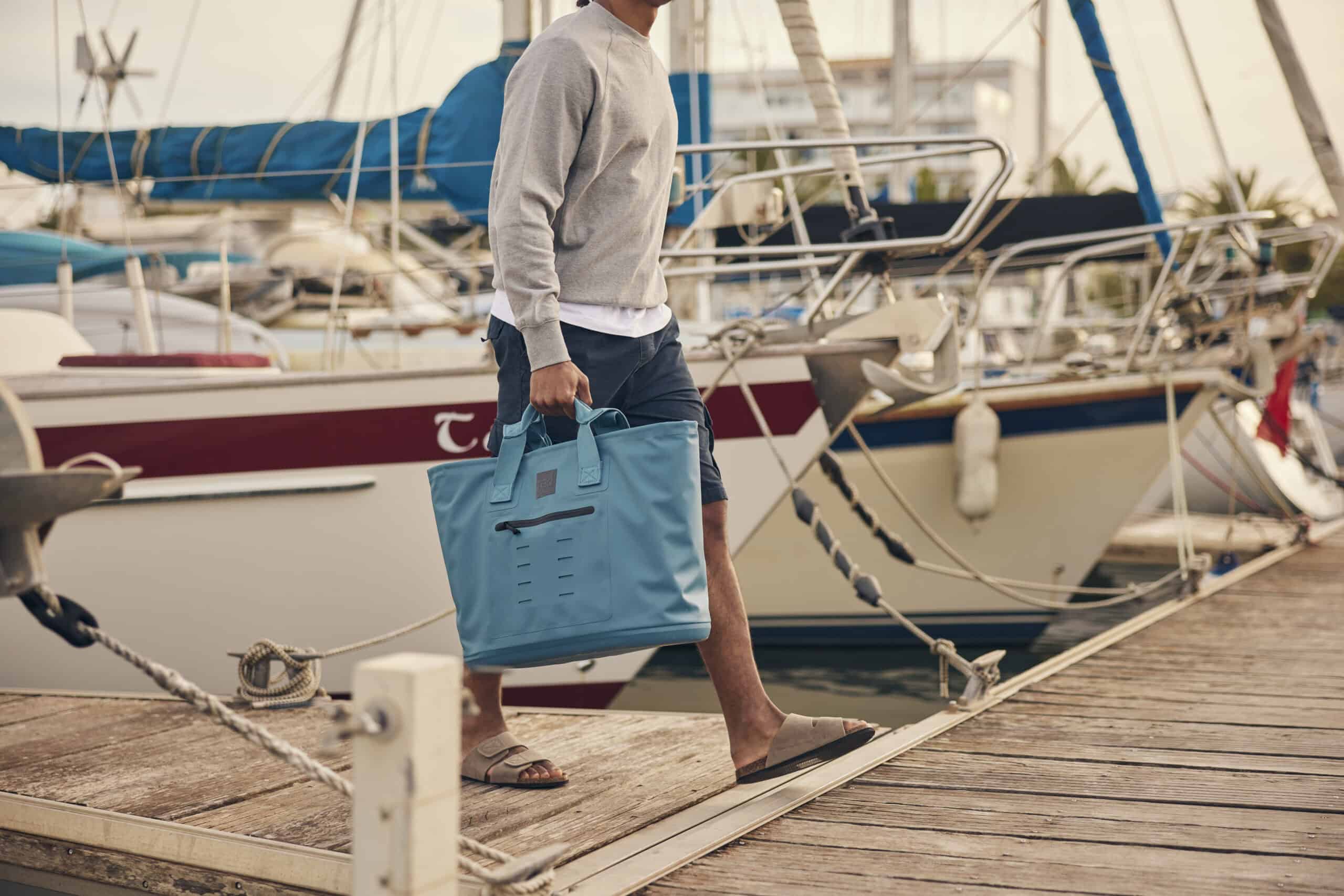 Waterproof Tote Bag 33L - Storm Blue 