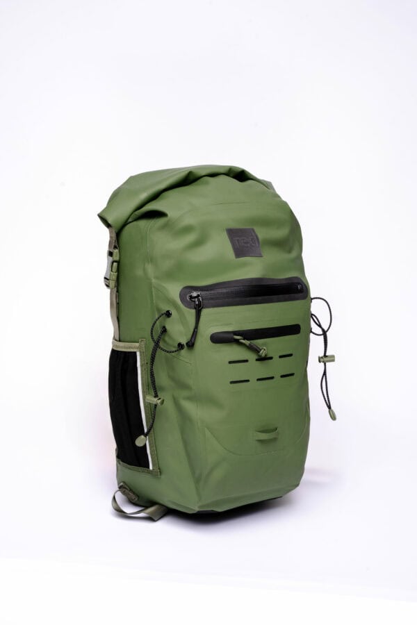 Adventure Waterproof Backpack 30L - Olive Green