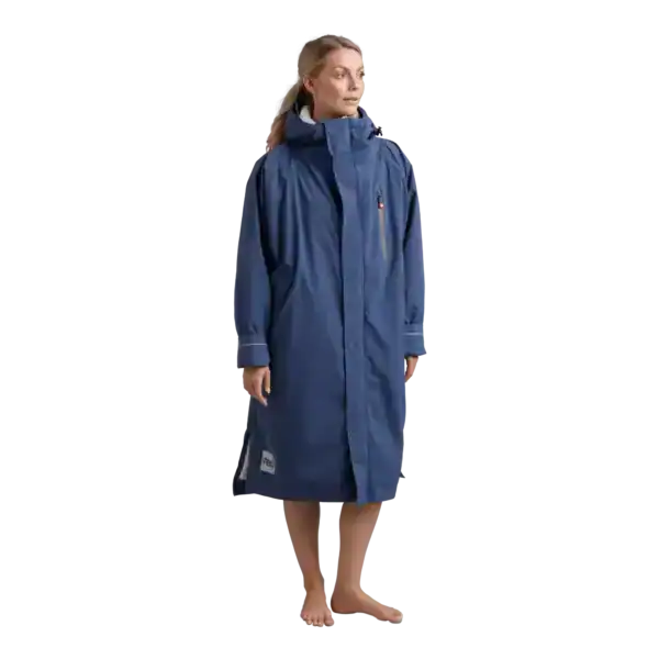 Women's Long Sleeve Waterproof Dry Changing Robe Alter Evo - Admiral Blue