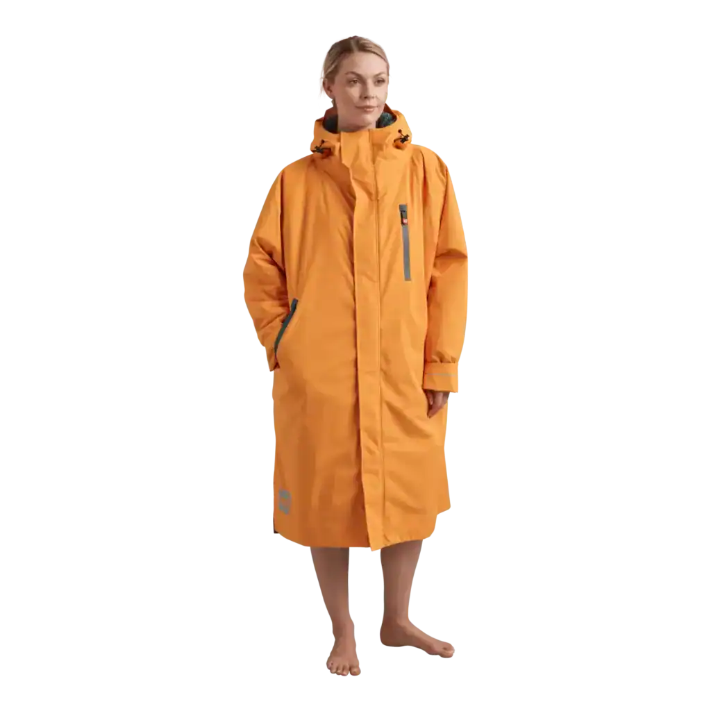 Women's Long Sleeve Waterproof Dry Changing Robe Alter Evo - Bitter Orange