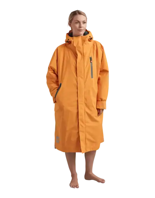 Women's Long Sleeve Waterproof Dry Changing Robe Alter Evo - Bitter Orange
