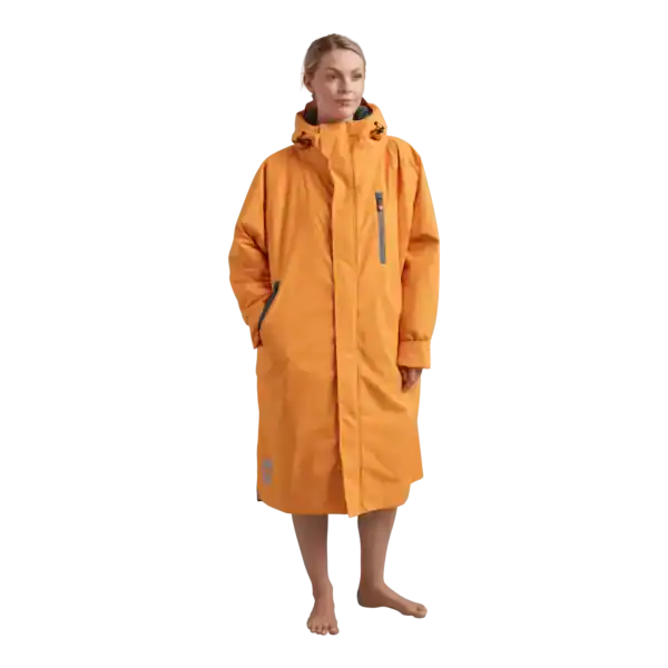 Women's Long Sleeve Waterproof Dry Changing Robe Alter Evo - Bitter Orange