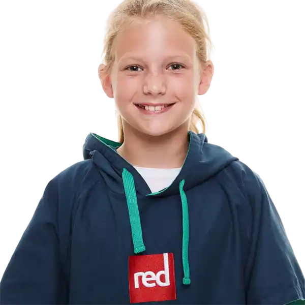 Quick Dry Change Robe Red Original Kids- Navy – Image 8