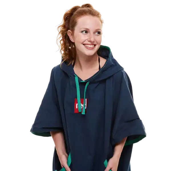 Quick Dry Change Robe Red Original  femme - Navy – Image 4