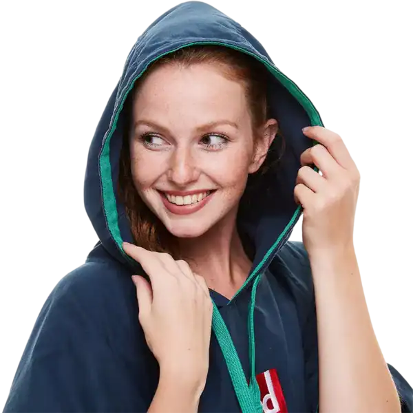 Quick Dry Change Robe Red Original  femme - Navy – Image 5