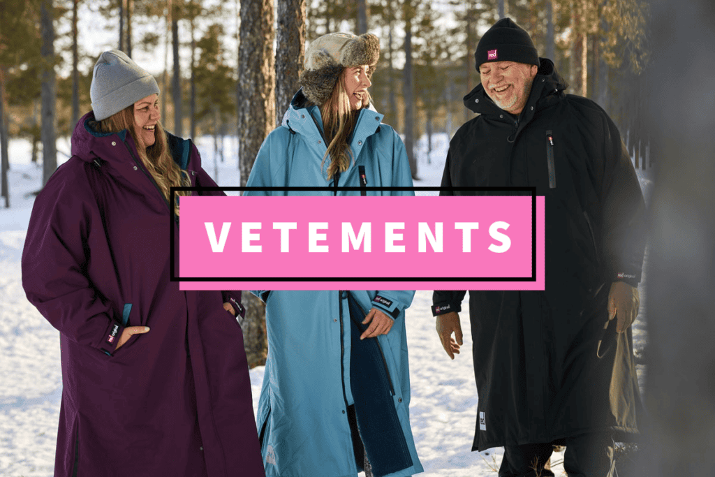 vêtements paddle hiver froid pluie