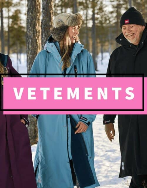 vêtements paddle hiver froid pluie