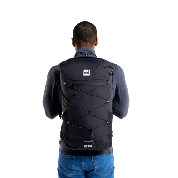Sac à Dos léger et imperméable Red Original 35L - Noir – Image 4
